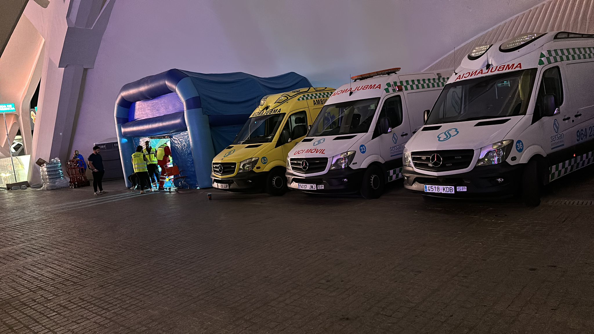 Ambulancia en evento